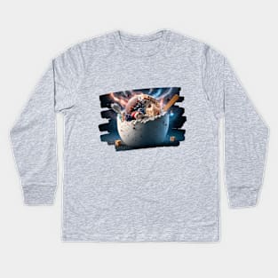 Galaxy Milky Way Cake Kids Long Sleeve T-Shirt